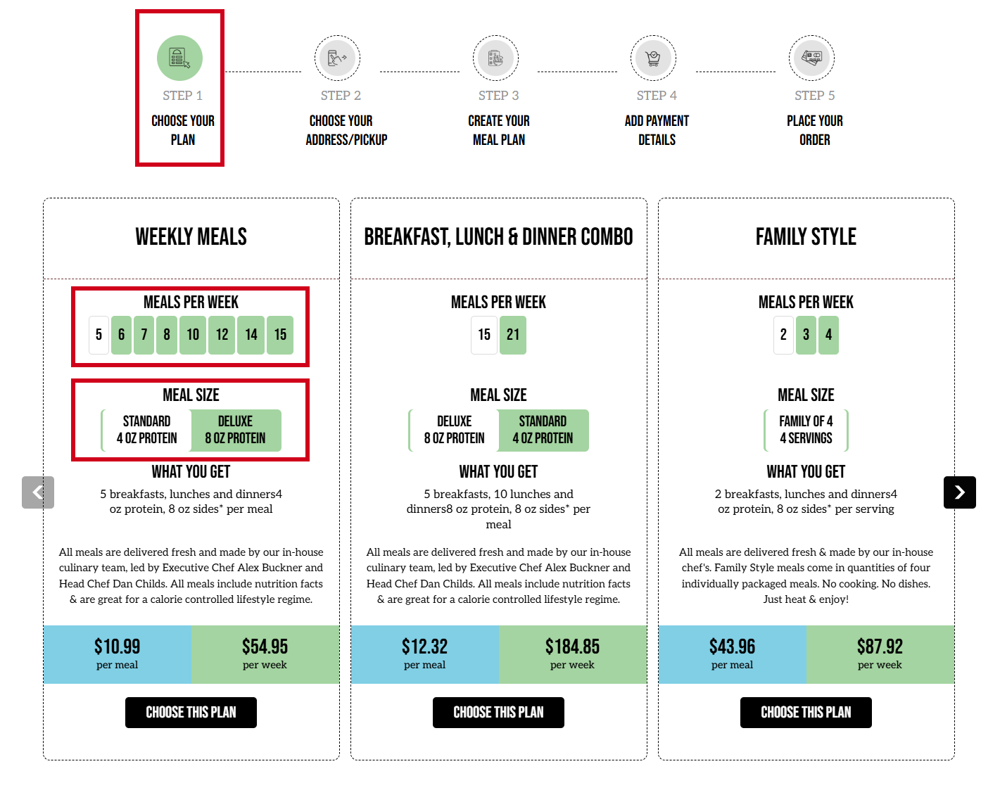 Effortlessly Healthy Choose Your Plans