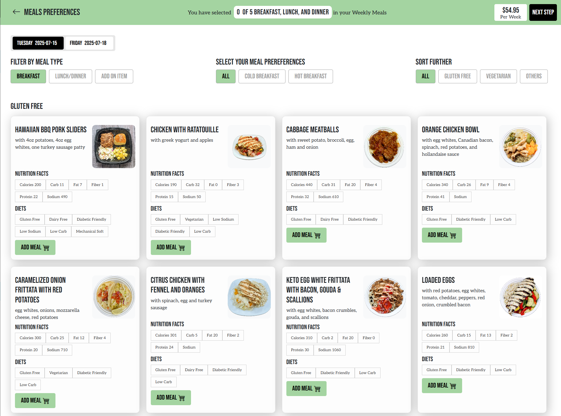 Effortlessly Healthy Select Meals