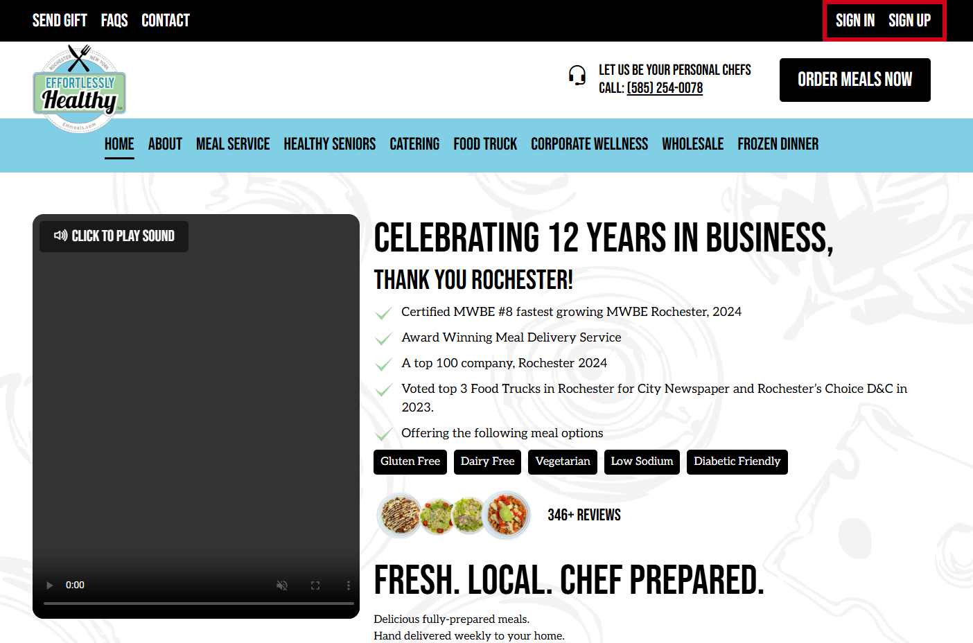 Effortlessly Healthy Home page
